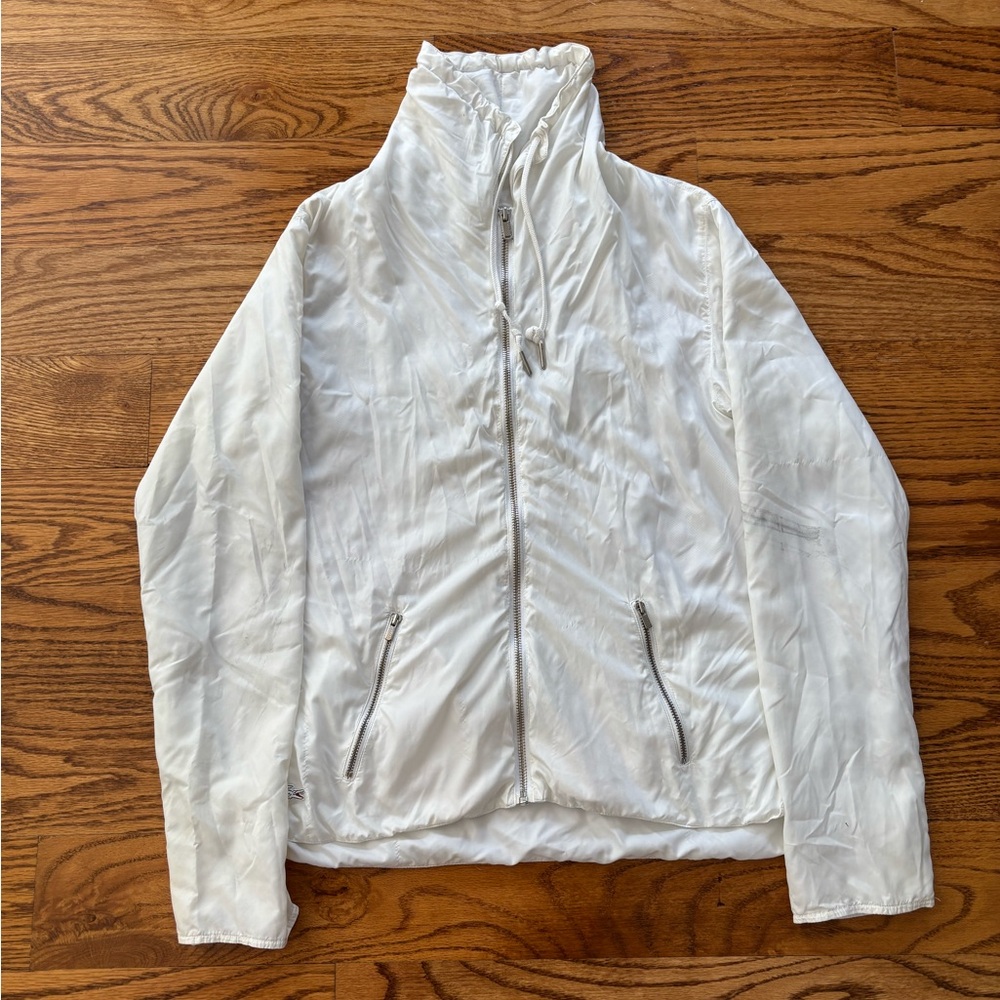 Lacoste sport white jacket
